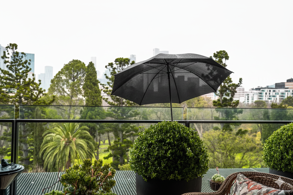 potted plant shade umbrella PlantBrolly® Adjustable Plant Shade Umbrella